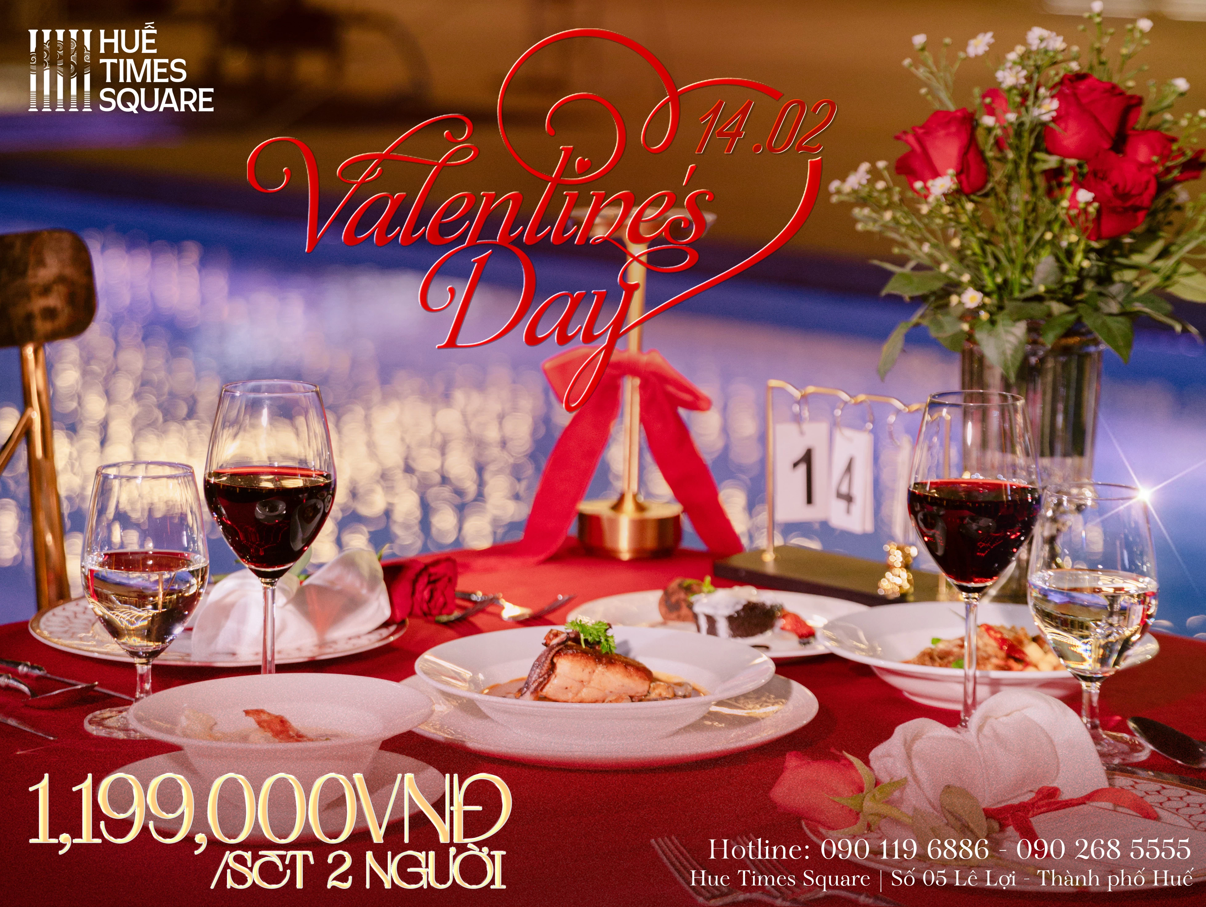 HAPPY VALENTINE’S DAY - BỮA TỐI LÃNG MẠN DÀNH CHO CÁC CẶP ĐÔI